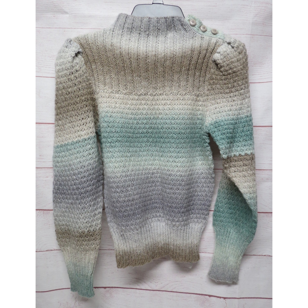 Vintage New Traditions by Brooks Ombre Sweater Size Small 10% Wool